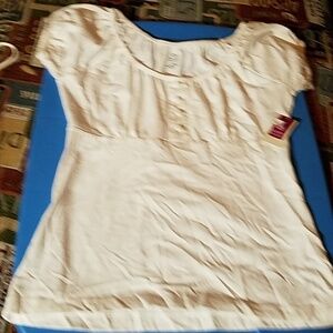 Bobbie Brooks White Top Size Small (6)